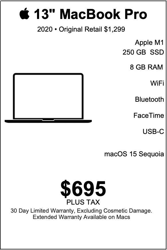 MacBook Pro 13-inch  "Say goodbye to spinning beach balls. Say hello to getting stuff done.”